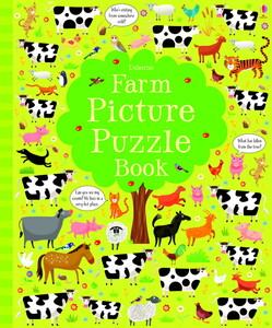 Книги-пазлы: Farm picture puzzle book - твёрдая обложка