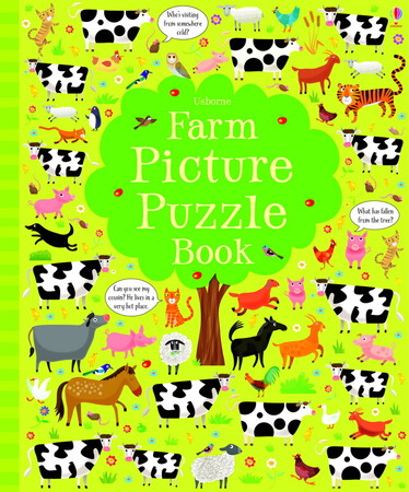 Животные, растения, природа: Farm Picture Puzzle Book