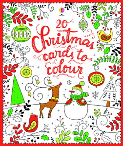 Развивающие карточки: 20 Christmas Cards to Colour