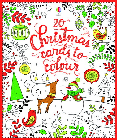 Розвивальні картки: 20 Christmas Cards to Colour