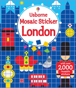 Альбоми з наклейками: Mosaic Sticker London [Usborne]