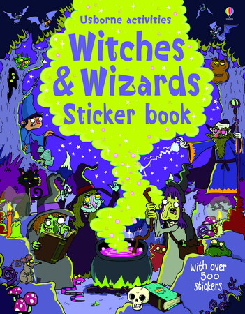 Для середнього шкільного віку: Witches and Wizards Sticker Book