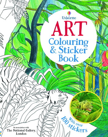 Для младшего школьного возраста: Art Colouring and Sticker Book