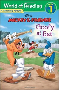 Книги для детей: Mickey & Friends Goofy at Bat: A Rhyming Reader