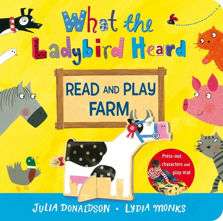 Навчання читанню, абетці: What the Ladybird Heard Read and Play Farm Hardcover [Pan Macmillan]
