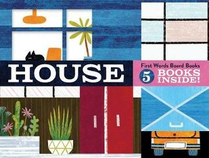Подборки книг: Подарунковий набір з 5 книг House: First Words Board Books [Chronicle Books]