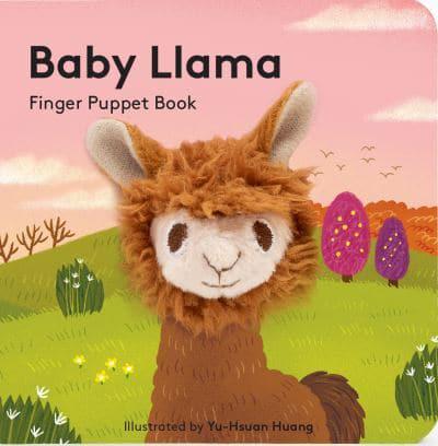 Тактильні книги: Baby Llama: книга з пальчиковою іграшкою [Abrams]