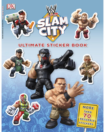 Для молодшого шкільного віку: Ultimate Sticker Book: WWE Slam City