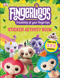 Книги с логическими заданиями: Fingerlings Sticker Activity Book