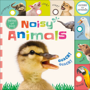 Книги про тварин: Press and Play Noisy Animals