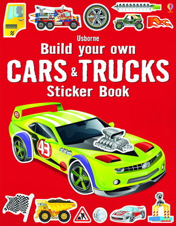 Альбомы с наклейками: Build Your Own Cars and Trucks Sticker Book