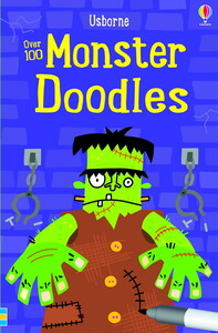 Книги для детей: Over 100 Monster Doodles