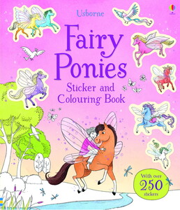 Книги для дітей: Fairy Ponies Sticker and Colouring Book