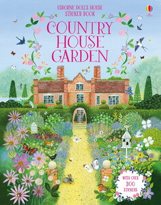 Альбомы с наклейками: Country house gardens sticker book [Usborne]