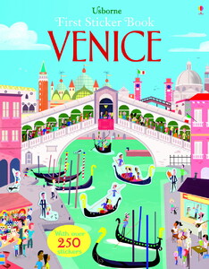 Книги для дітей: First Sticker Book Venice