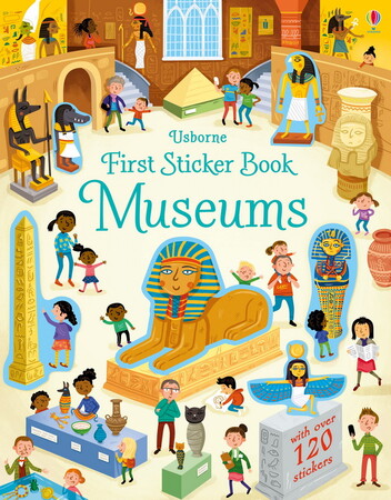 Альбомы с наклейками: Museums First Sticker Book [Usborne]