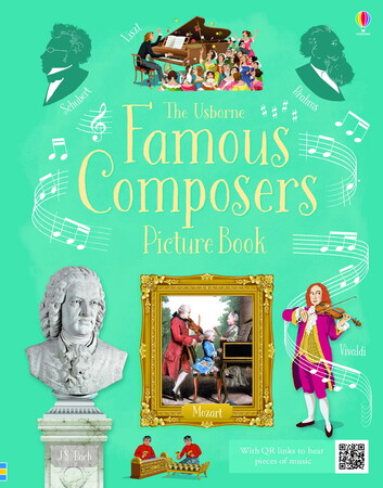 Для младшего школьного возраста: Famous Composers Picture Book