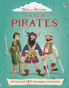 Книги для детей: Sticker pirates [Usborne]