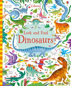 Книги для детей: Look and find dinosaurs