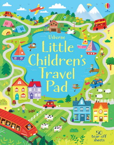 Книги с логическими заданиями: Little children's travel pad [Usborne]