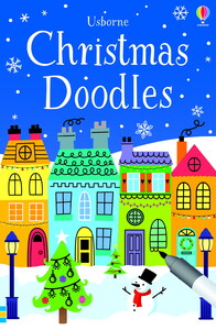 Книги для дітей: Christmas Doodles [Usborne]