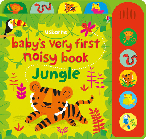 Для самых маленьких: Babys very first noisy book: Jungle [Usborne]