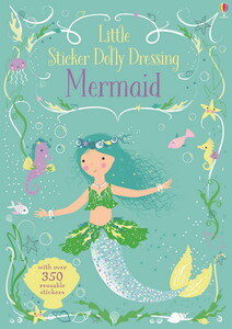 Книги для детей: Mermaid Little Sticker Dolly Dressing [Usborne]