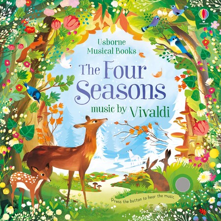 Художні книги: The Four Seasons music by Vivaldi [Usborne]