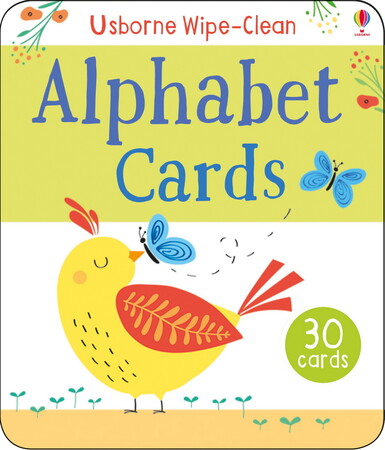 Розвивальні картки: Wipe-clean Alphabet Cards [Usborne]