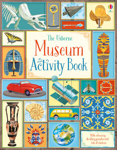 Книги с логическими заданиями: Museum activity book [Usborne]
