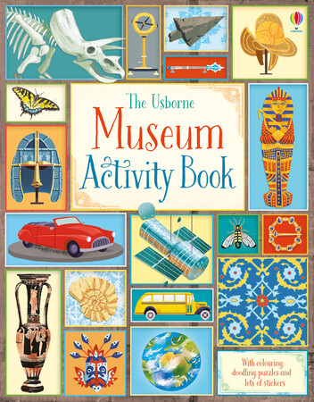 Альбомы с наклейками: Museum activity book [Usborne]