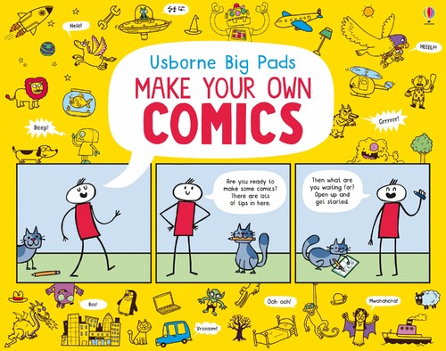 Художественные книги: Make your own comics [Usborne]