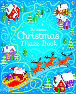 Книги с логическими заданиями: Christmas Maze Book