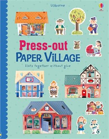 Для молодшого шкільного віку: Press-out paper village