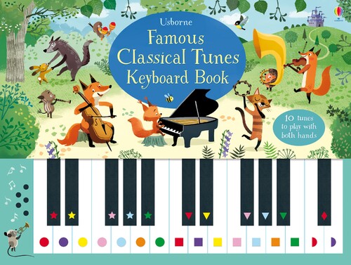 Музичні книги: Famous classical tunes keyboard book