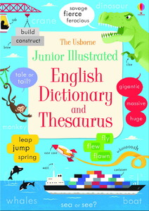 Обучение чтению, азбуке: Junior Illustrated English Dictionary and Thesaurus [Usborne]