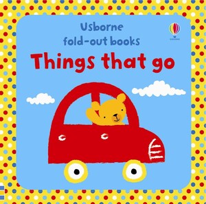 Книги про транспорт: Things that Go - fold-out books [Usborne]