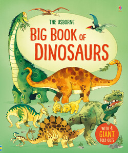 Книги про динозавров: Big book of dinosaurs [Usborne]