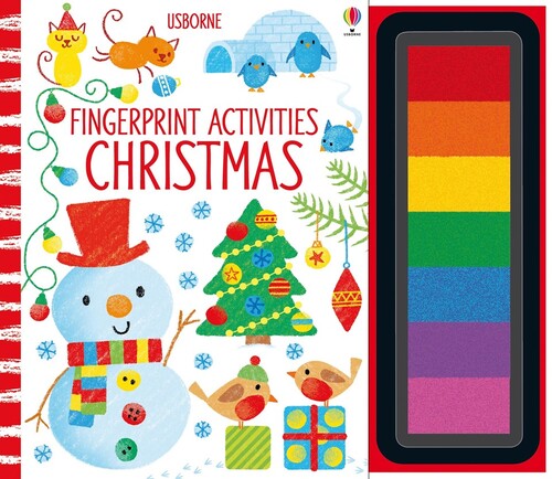 Новорічні книги: Fingerprint activities Christmas [Usborne]