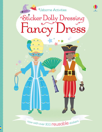 Альбоми з наклейками: Fancy dress - Sticker dolly dressing [Usborne]