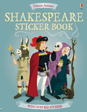 Альбомы с наклейками: Shakespeare sticker book - Usborne
