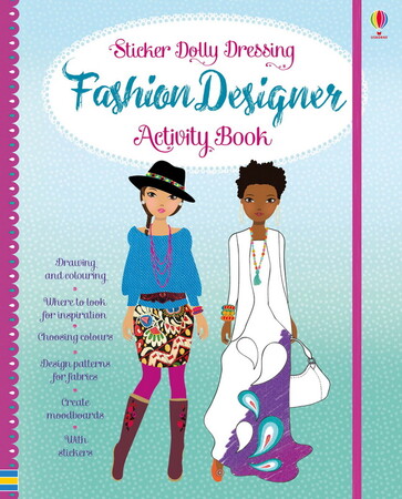 Альбомы с наклейками: Fashion designer activity book