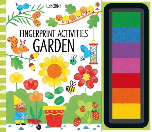 Рисование, раскраски: Fingerprint activities: Garden [Usborne]
