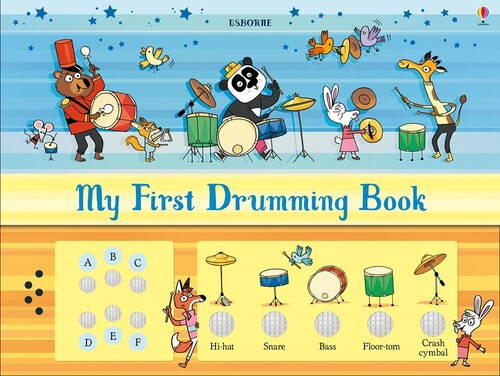 Музичні книги: My first drumming book [Usborne]
