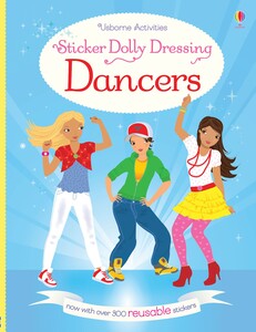 Книги для детей: Sticker Dolly Dressing Dancers [Usborne]