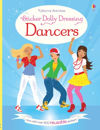 Альбоми з наклейками: Sticker Dolly Dressing Dancers [Usborne]