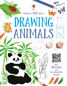 Книги для дітей: Drawing animals [Usborne]