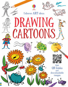 Книги для дітей: Drawing cartoons [Usborne]