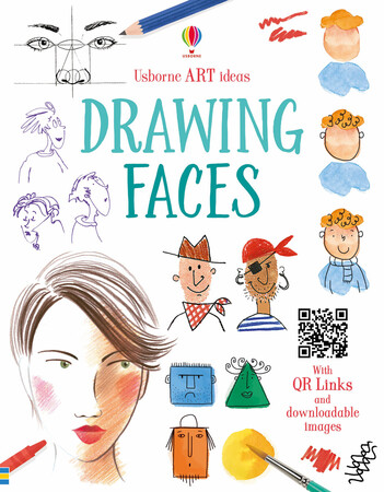 Рисование, раскраски: Drawing faces [Usborne]