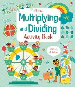 Книги с логическими заданиями: Multiplying and Dividing Activity Book [Usborne]